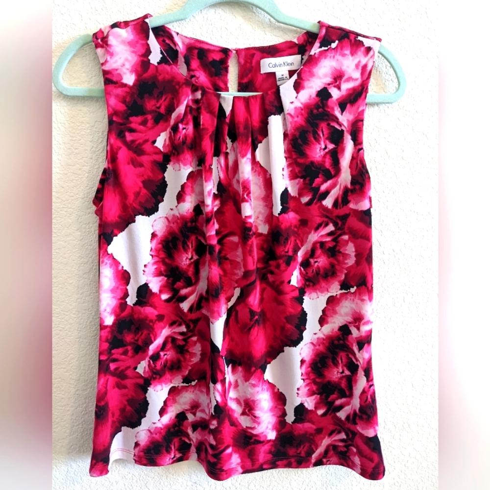 Calvin Klein Sleeveless Blouse Size M